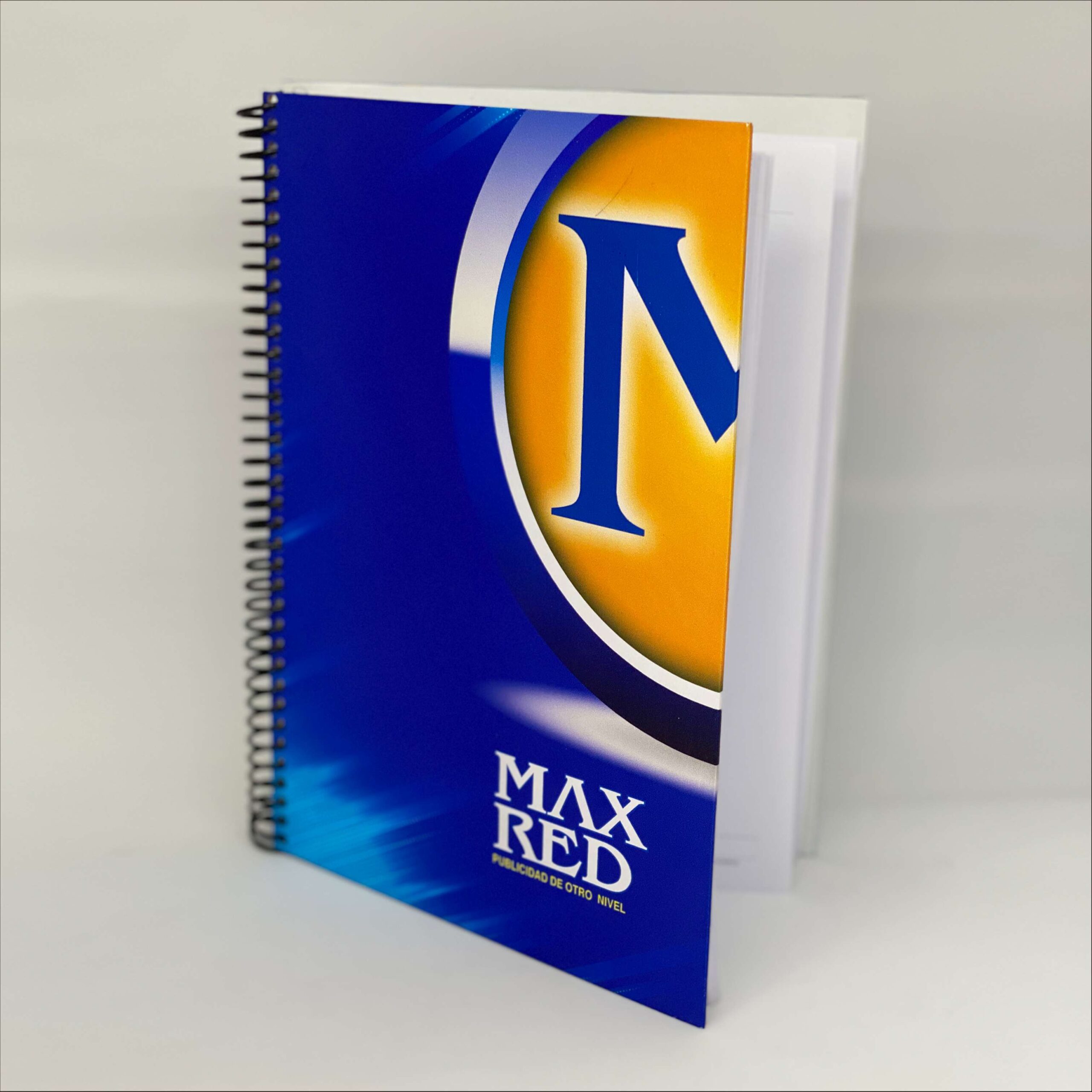 Cuaderno Personalizado con pasta acrílica impresa en UV MAXRED 2022