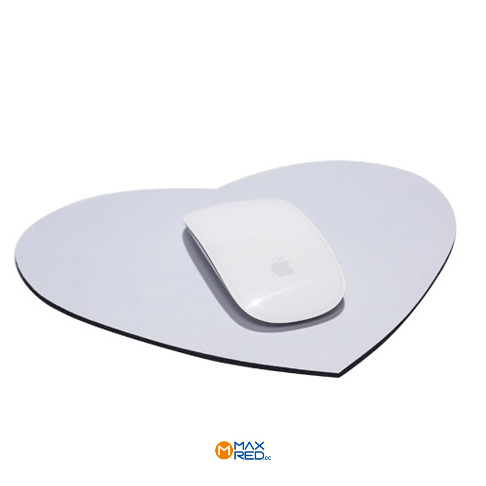 corazon pad mouse blanco