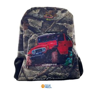 mochila bolso toyota personalizada frente