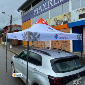Carpa Plegable Personalizada 3x3 Antifluido – ¡Alta Resistencia y Diseño Premium!