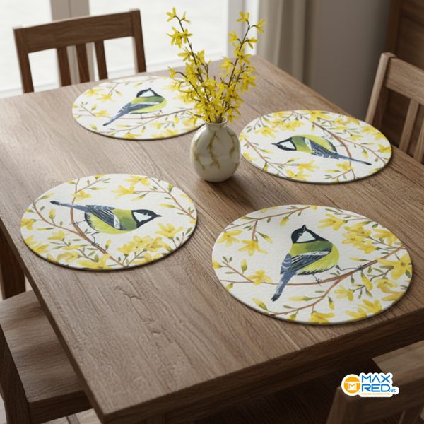 individuales en mesa personalizados plato base