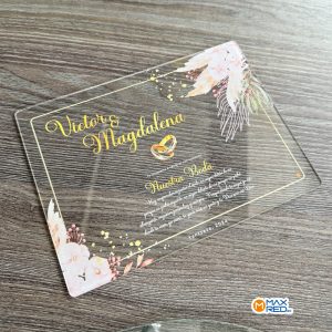 Invitaciones en Acrílico Personalizadas