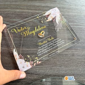 Invitaciones en Acrílico Personalizadas