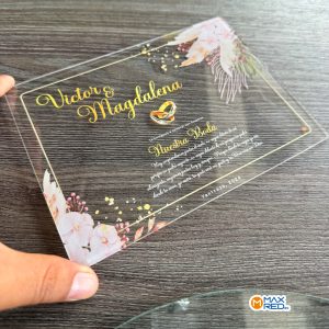Invitaciones en Acrílico Personalizadas