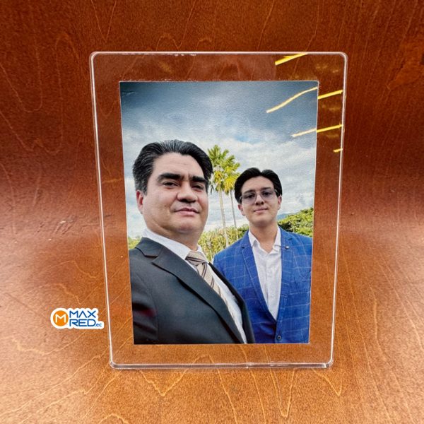 Porta retrato en acrílico