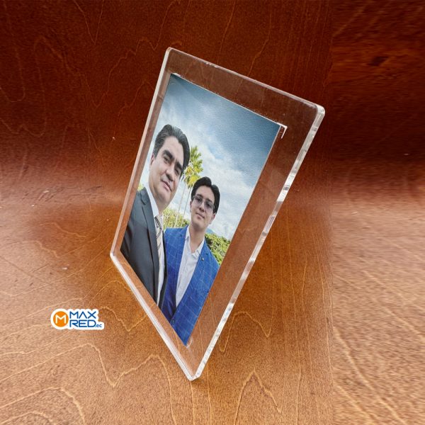 Porta retrato en acrílico