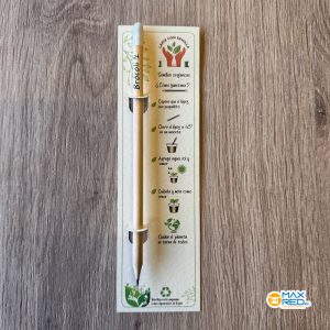 Lápiz con semilla, personalizado