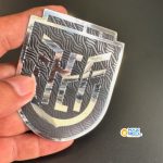 Escudo del Ecuador en TPU niquelado