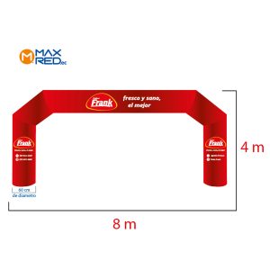 Arco Inflable 8x4 m.